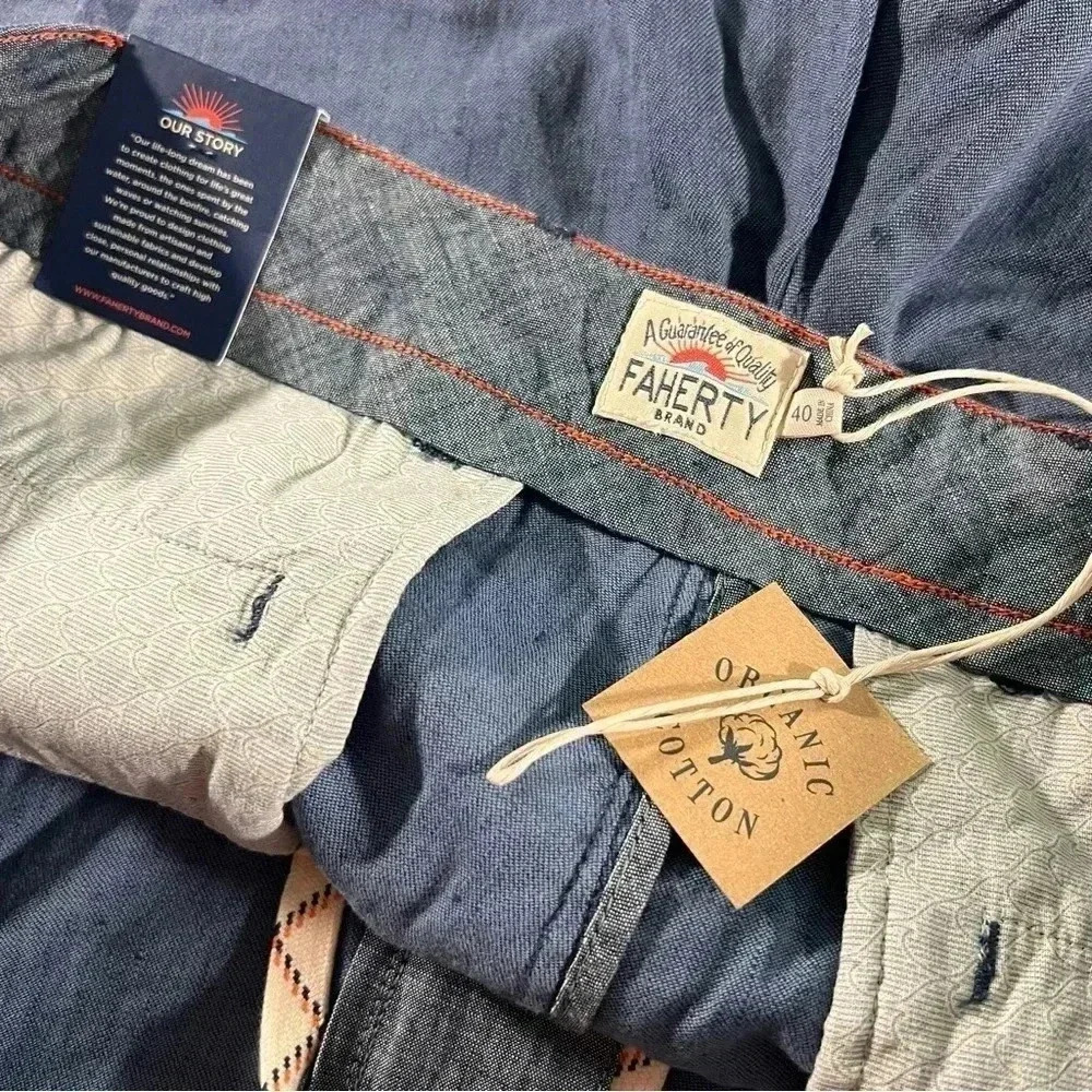 NWT Faherty Tradewinds Shorts - Picture 3 of 4